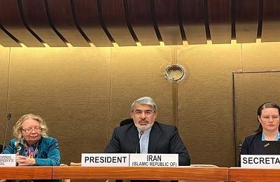 ریاست ایران در کنفرانس خلع سلاح سازمان ملل