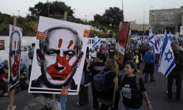 معترضان صهیونیست خواستار برکناری نتانیاهو شدند
