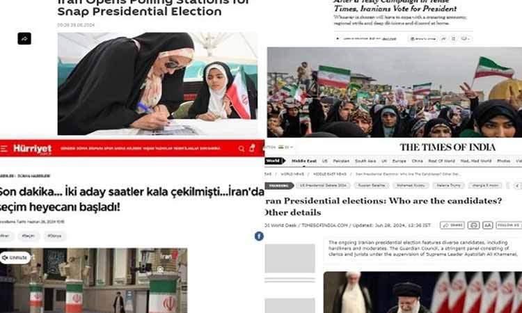 بازتاب برگزاری انتخابات در رسانه‌های بین‌المللی