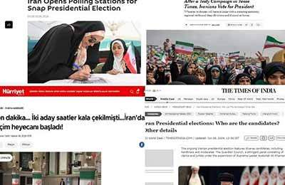 بازتاب برگزاری انتخابات در رسانه‌های بین‌المللی