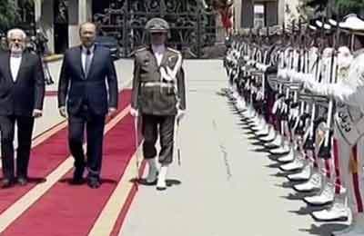 استقبال عارف از نخست‌وزیر ازبکستان
