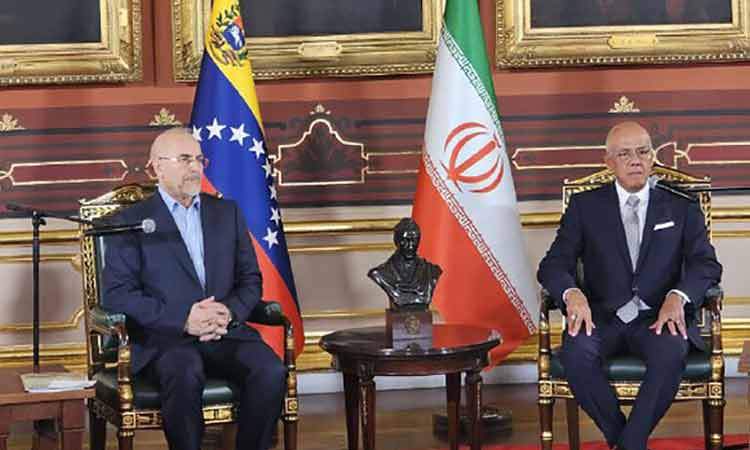 دیدار روسای مجالس ایران و ونزوئلا
