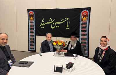 دیدار خاخام ضد صهیونیست با عراقچی در برزیل