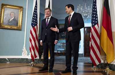 گفت‌وگوی وزیران خارجه آلمان و آمریکا درباره ایران