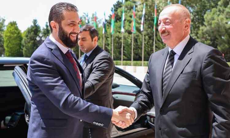 توافق علی‌اف با جولانی برای صادرات گاز به سوریه
