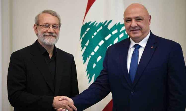لاریجانی با رئیس‌جمهور لبنان دیدار کرد