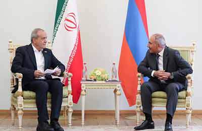 مذاکرات دوجانبه پزشکیان و پاشینیان برگزار شد