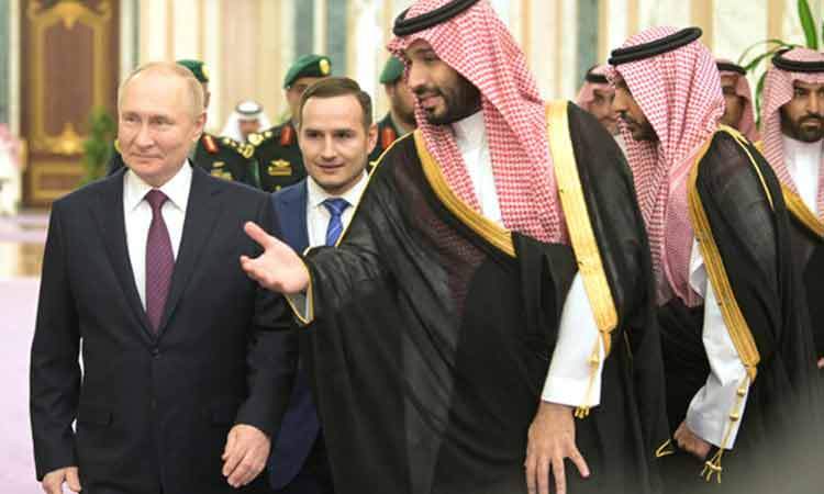 پیام کتبی پوتین به بن‌سلمان