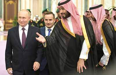 پیام کتبی پوتین به بن‌سلمان