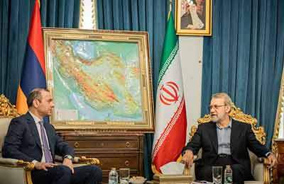 لاریجانی: ایران با هرگونه تغییر ژئوپولیتیک منطقه و آسیب به روابط تهران ـ ایروان مخالف است