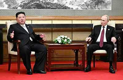 دیدار پوتین با کیم جونگ اون