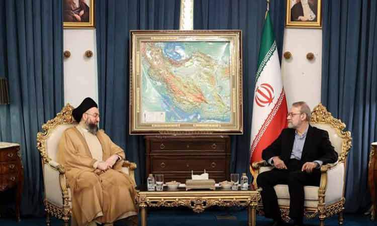رایزنی حکیم و لاریجانی در تهران