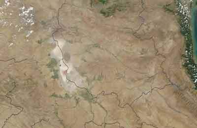 دریاچه ارومیه به طور کامل محو شد