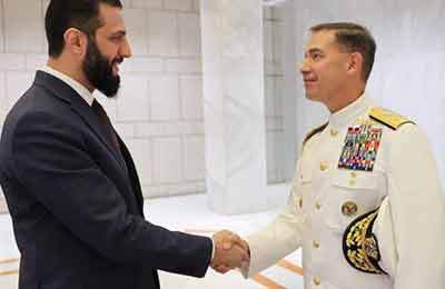 سفر فرمانده سنتکام به دمشق و دیدار با الجولانی