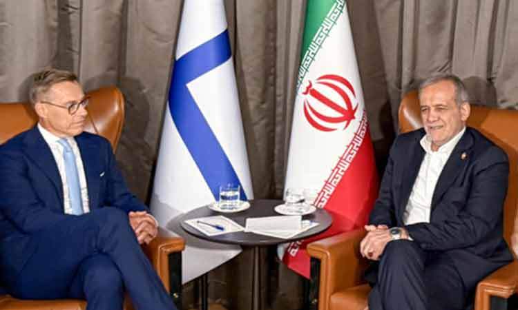 پزشکیان در دیدار رئیس جمهور فنلاند: روند تقویت روابط با کشورهای اروپایی آنچنان که مدنظر ما بود پیش نرفت پزشکیان در دیدار رئیس جمهور فنلاند: روند تقویت روابط با کشورهای اروپایی آنچنان که مدنظر ما بود پیش نرفت