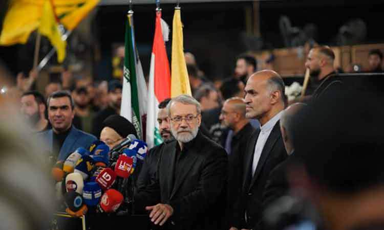 لاریجانی در دیدار با شیخ قاسم: ایران آماده حمایت از لبنان و مقاومت است