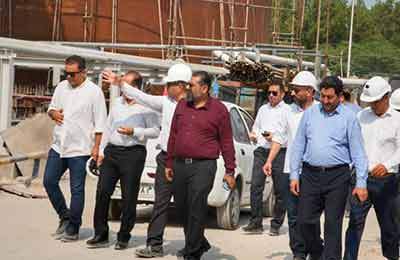بازدید مدیرعامل و اعضای هیئت مدیره و مدیران صنایع شیمیایی ایران از شرکت بازرگانی و خدمات بندری ایران
